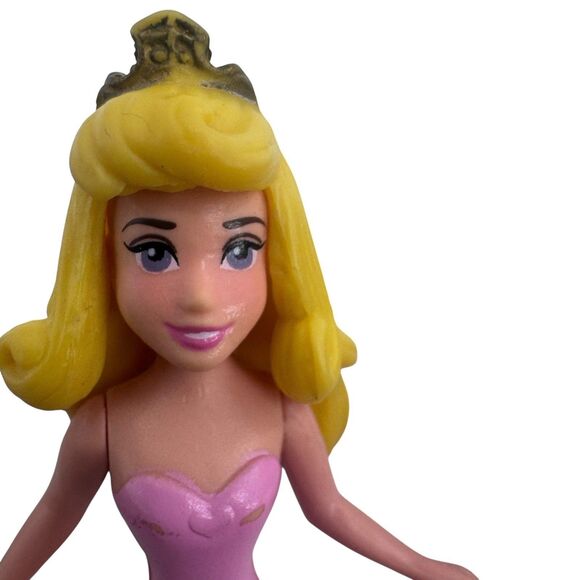 Lot of 3 Polly Pocket Dolls - 2 DisneyFigures and 1 Other Doll Fast Shipping - Picture 5 of 16